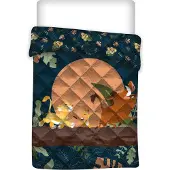 Disney Der König der Löwen Kinderdecke Tagesdecke 200x140 cm – Weiche Decke für Bett und Sofa