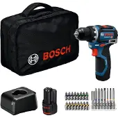 Bosch Akku-Bohrschrauber GSR 12V-32, 2x Akku GBA 12V 2.0Ah, Werkzeugtasche