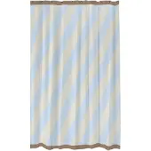 Mette Ditmer Duschvorhang Diagonal Light Blue (150 x 200 cm)