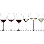 Riedel 4900/28V FATTO A MANO Champagner/Weinglas - Stiel VIOLETT