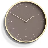 Newgate Mr Clarke Medium Wanduhr mit Braun Zifferblatt