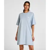 Hunkemoller Nachthemd mit Rundhalsausschnitt Blau