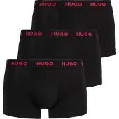 HUGO 50532611 Trunk Red Boxershorts 3 Einheiten