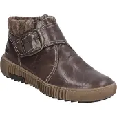 Josef seibel Stiefelette "Maren 25, anthrazit-kombi", Damen, Gr. 36, grau (anthrazit, kombi), Obermaterial: 80% Rindsleder Leather cow. 20% Textilmaterial TEXMAT., Schuhe Stiefelette