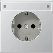 JUNG Steckdose 1f alu mt LS UP m.BS IP20 BSF AL1520KINA