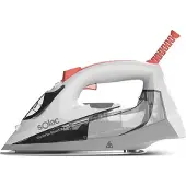 Solac Optima Start 2200, Dampfbügeleisen, Keramik-Bügelsohle, 1,8 m, 100 g/min, Grau, Weiß, 25 g/min