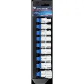 Boni-Shop® Nusssatz, Nusskasten 1/2 Zoll, Superlock Nüsse 10-22 mm
