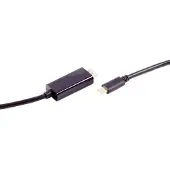 Shiverpeaks BS10-57045 Videokabel-Adapter 3 m USB Typ-C HDMI Schwarz
