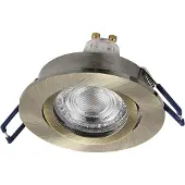 Osram 4058075853416 Spot Set LED Einbaustrahler Flexibel 4,5W Grün-Messing