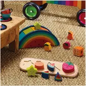 Vilac Steckspiel - Holz - Früchte - - One Size - Steckspiele