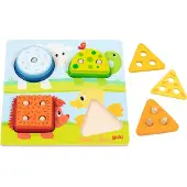 Goki Puzzle von Formen 12 Stü cke