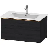 Duravit Waschtischunterschrank D-Neo 81x46,2cm, b geb/Ei sw, 1 Ausz., wandhängend