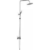 vidaXL Thermostatisches Duschset Chrom 27 x 46 x 123 cm Edelstahl 201