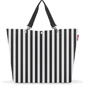 Reisenthel shopper XL, Schwarz, Weiß, Polyester, Stoffbeutel, Muster, 35 l, 680 mm