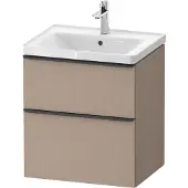 Duravit Waschtischunterschrank D-Neo 58,4x45,2x62,5cm, 1 Kast, schwarz/Leinen