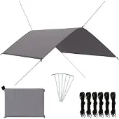 vidaXL Outdoor-Tarp 3x2 m Grau