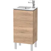 Duravit L-Cube Waschtischunterbau stehend, 1 Tür, Anschlag links, 420x704x294mm, LC6273L5555, Farbe: Eiche Marmoriert Dekor