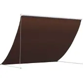 vidaXL Markise Braun 150 x 150 cm