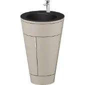 Duravit Waschtischunterschrank c-bonded Set Starck 1 56x86,4x60,5cm, st, Gr. chr, Tau s-matt