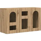 vidaXL Sideboard ELST Artisan-Eiche 100 x 35 x 59 cm Holzwerkstoff
