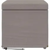 vidaXL Hocker Taupe 41 x 41 x 40 cm Stoff und Pressholz