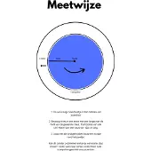 OEM Sicherheitsnetz-Trampolin - Gekleiderte Kante - Sicher - Ø 305 cm - Blauw