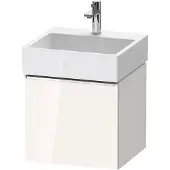 Duravit D-Neo Waschtischunterbau wandhängend, 484x440x442mm, 1 Auszug, mit Griff Chrom, DE4270010220000, Farbe: Weiß Hochglanz Dekor