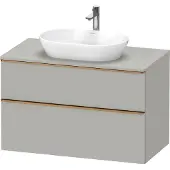 Duravit Waschtischunterschrank D-Neo 100x55cm, b geb/gr m, 2 SBK, 1 A, 1 Pl