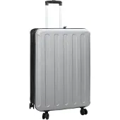 vidaXL Koffer mit Schloss Silber 50 x 30 x 76 cm ABS Kunststoff