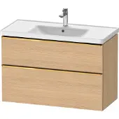 Duravit Waschtischunterschrank D-Neo 98,4x45,2cm, g pol/Ei N, 1 Kast, 1 Ausz.