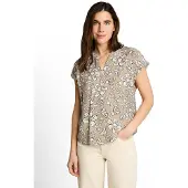 Tom Tailor Kurzarmbluse Sommerbluse mit floralem Muster
