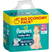 Pampers Baby Dry Gr.4+ Maxi Plus 10-15kg Big Windeln Eco Pack 66 Stück