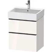 Duravit Waschtischunterschrank D-Neo 58,4x44,2cm, sw/w g, 1 Schubk., 1 Ausz.