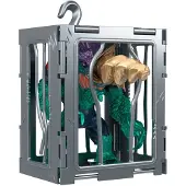 Mattel Street Sharks Slash Actionfigur, 90er TV Halbmensch Bösewicht, 15 cm bewegliches Nostalgie Spielzeug
