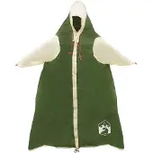 vidaXL 2-in-1 Regenponcho mit Kapuze Grün 262 x 126 x 130 cm