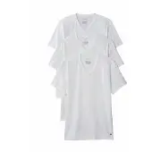Calvin Klein Lv00nb4186 Kurzarm-unterhemd Mit V-ausschnitt 3 Einheiten