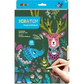 Avenir Kratzkunstbuch A4 – Magische Tiere