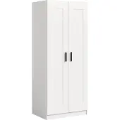 Xonox Garderobenschrank Kleiderschrank Visby | 2-türig | weiß