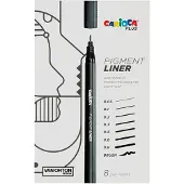 Carioca PLUS Pigmentliner 8er-Pack