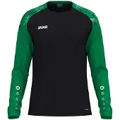 Jako Kinder Pullover Longsleeve Sonic 8826-827 128 - Schwarz/Grün - 128
