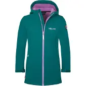 TROLLKIDS Mädchen Kristiansand Softshellmantel midnight petrol/deep violet 116