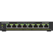 Netgear GS308EP, Managed, L2/L3, Gigabit Ethernet (10/100/1000), Vollduplex, Power over Ethernet (PoE)