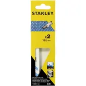 Stanley STA22132-XJ, Säbelsägeblatt, Aluminium, Metall, Nicht-eisenhaltiges Metall, Hochgeschwindigkeitsstahl (HSS), Schwarz, Grau, 15,2 cm, 2 Stück(e)