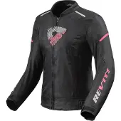 REV'IT! Revit Sprint H2O Damen Motorrad Textiljacke, schwarz/pink, 36