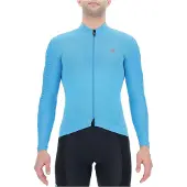 UYN Airwing Winter langarm Fahrradtrikot Herren turquoise/black XL