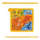 Excelsa Topflappen Aboriginal Baumwolle 20X20X0,5 Cm Bunt