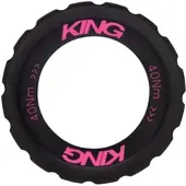 Chris King Centerlock Lockring, External Spline, two tone black/punch