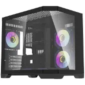 Darkflash Computergehäuse Darflash Ft418 + 6 Lüfter Argb (Schwarz)