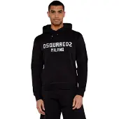 Dsquared2 Milano Logo Schwarzer Trainingsanzug