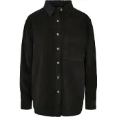 Urban Classics Langarmhemd "Damen Ladies Corduroy Oversized Shirt" 1 Stk.